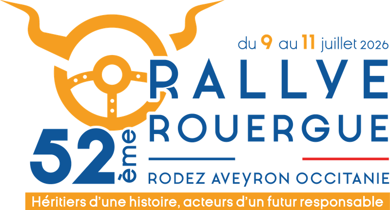 Logo du 52e Rallye du Rouergue, Rodez Aveyron Occitanie 2026